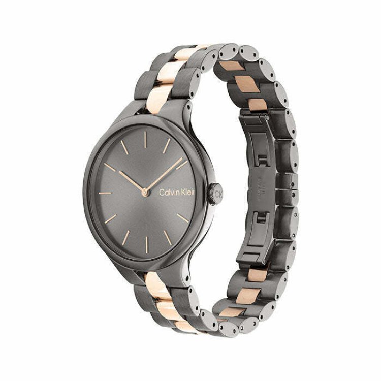 CALVIN KLEIN TIMELESS LINKED Two-Tone Stainless Steel Bracelet
