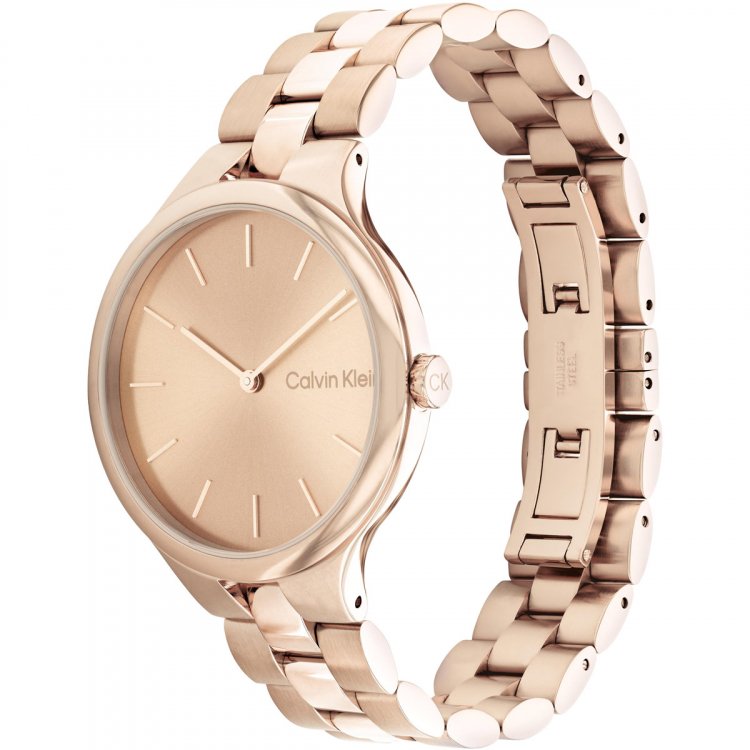 CALVIN KLEIN TIMELESS LINKED Rose Gold Stainless Steel Bracelet