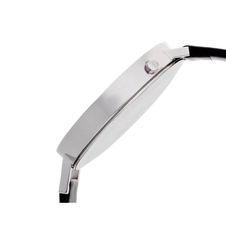 CALVIN KLEIN EQUAL Black Letaher Strap