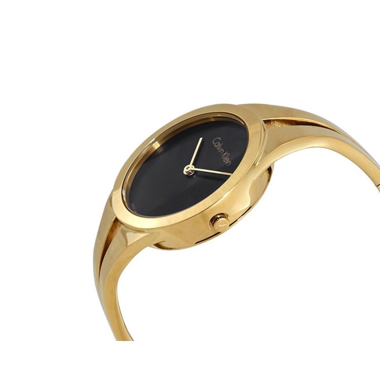 CALVIN KLEIN ADDICT Gold Stainless Steel Bangle