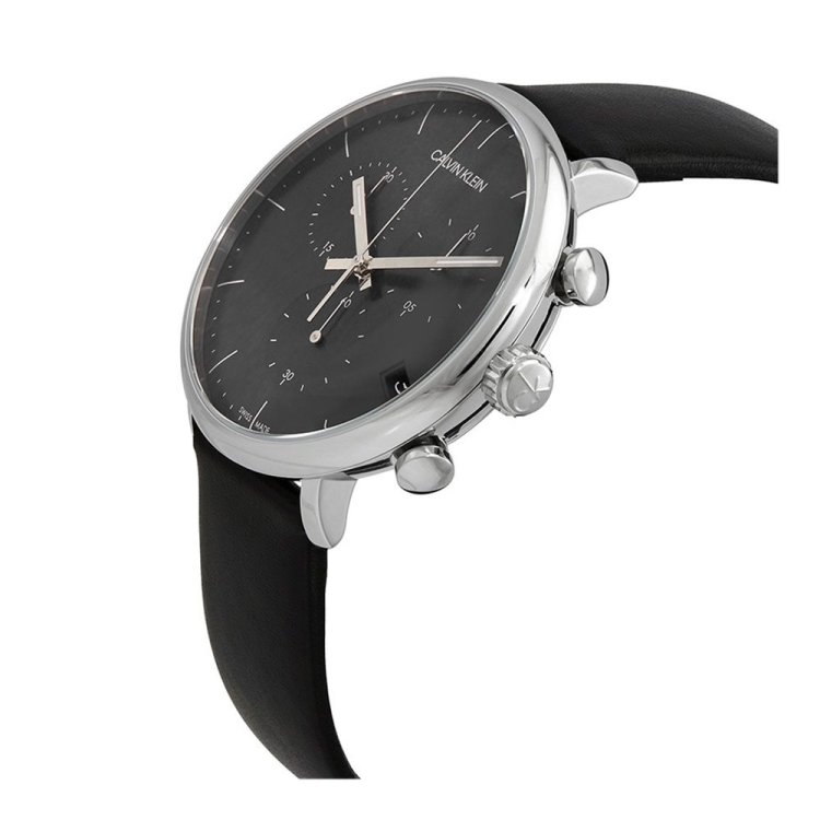 CALVIN KLEIN HIGH NOON Chrono Brown Leather Strap