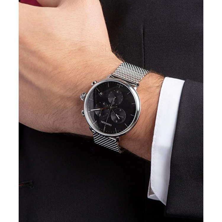 CALVIN KLEIN HIGH NOON Chrono Stainless Steel Bracelet