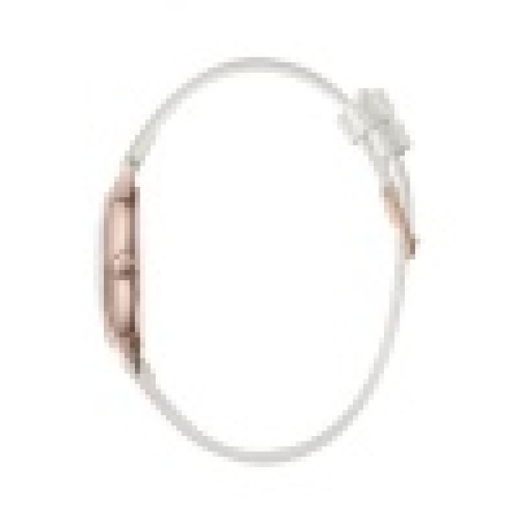 CALVIN KLEIN ESTABLISHED White Leather Strap