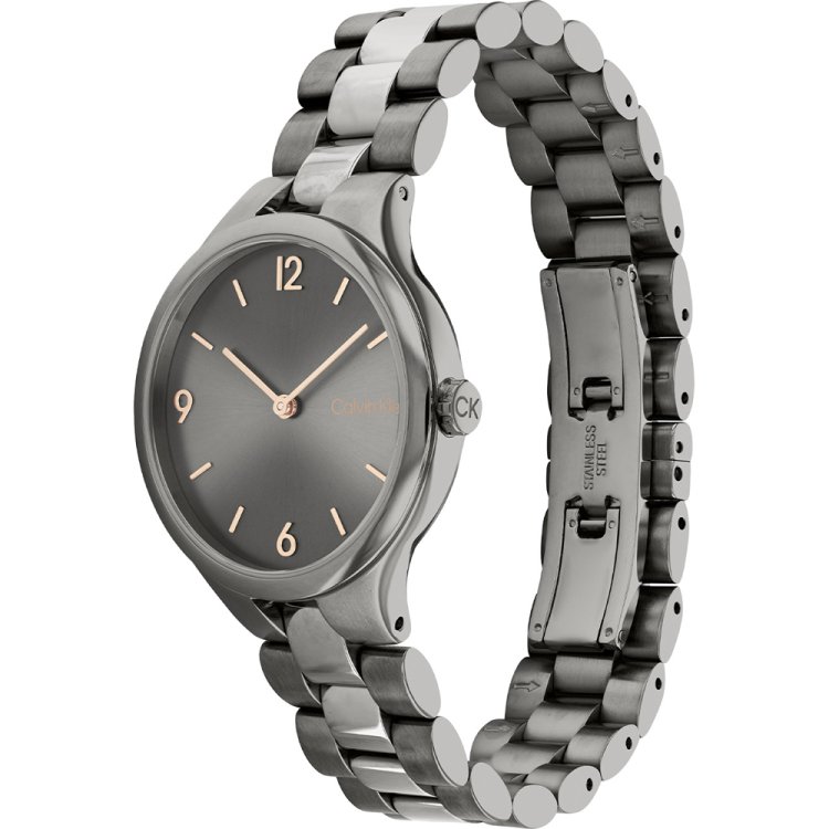 CALVIN KLEIN TIMELESS LINKED Gray Stainless Steel Bracelet