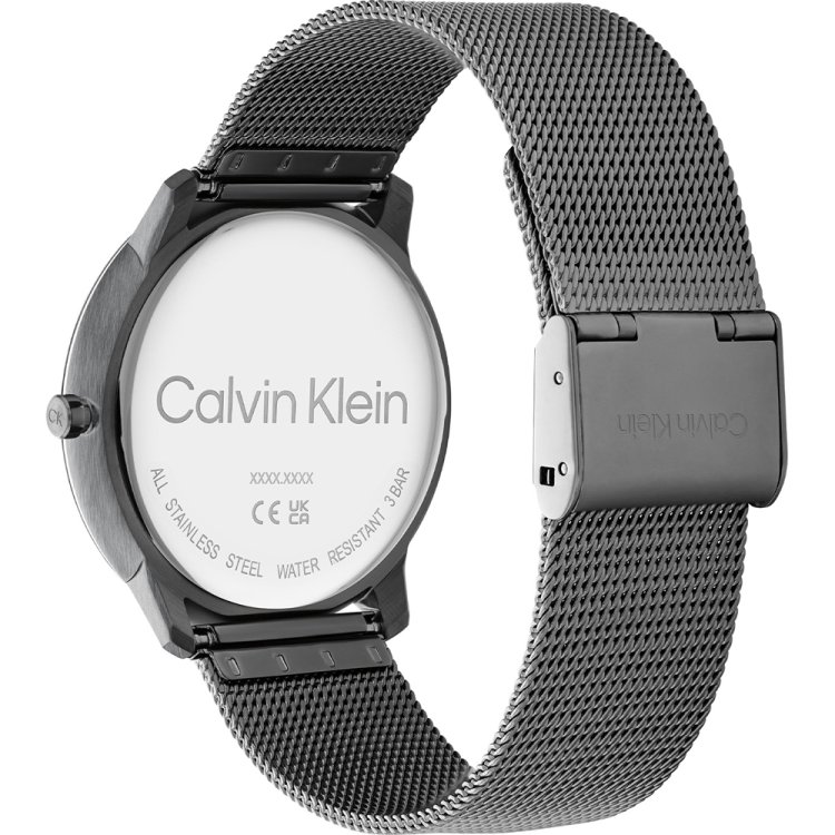 CALVIN KLEIN ICONIC Gray Stainless Steel Bracelet