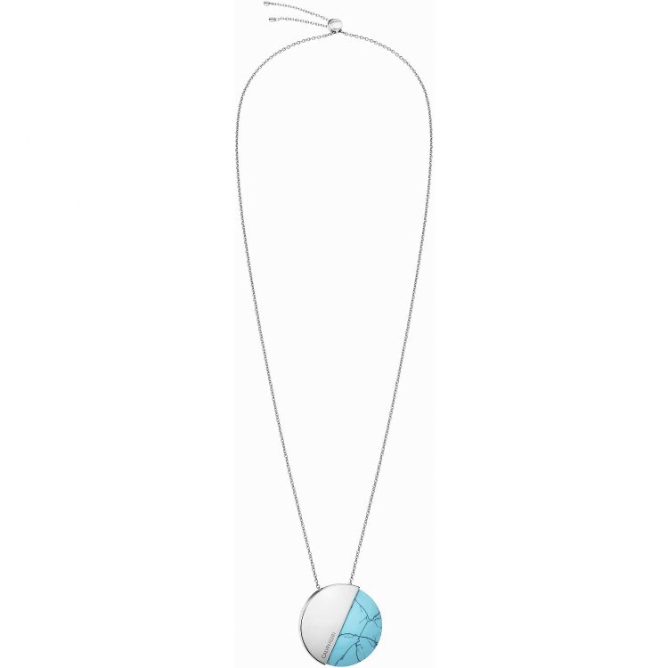 CALVIN KLEIN NECKLACE SPICY Stainless Steel Turquoise Stone