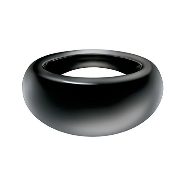 CALVIN KLEIN RING ELLIPSE Black PVD Stainless Steel