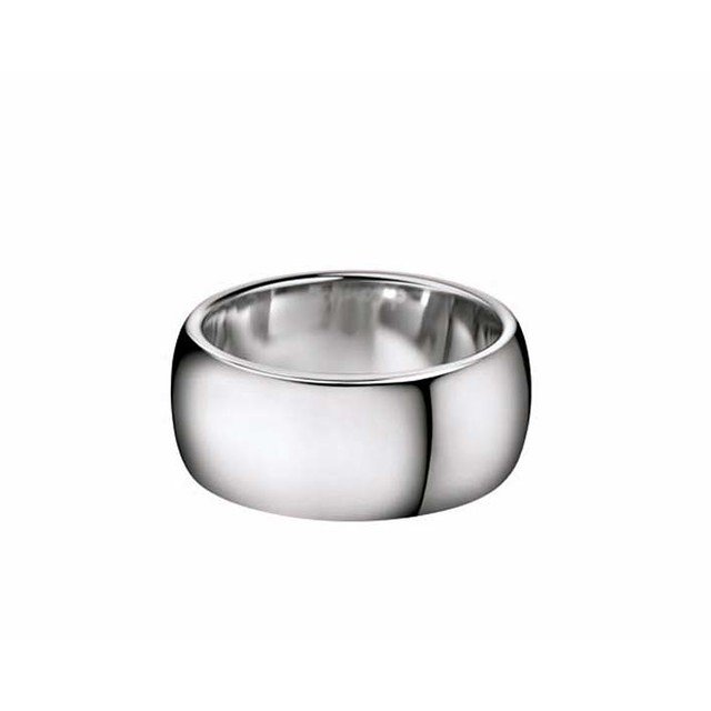 CALVIN KLEIN RING MENS Stainless Steel Wide Band