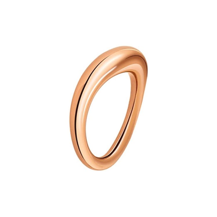 CALVIN KLEIN RING BORN Rose Gold Stainless Steel
