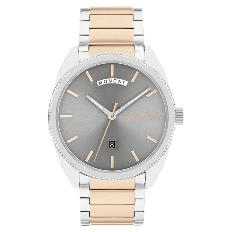 CALVIN KLEIN PROGRESS Two Tone Stainless Steel Bracelet