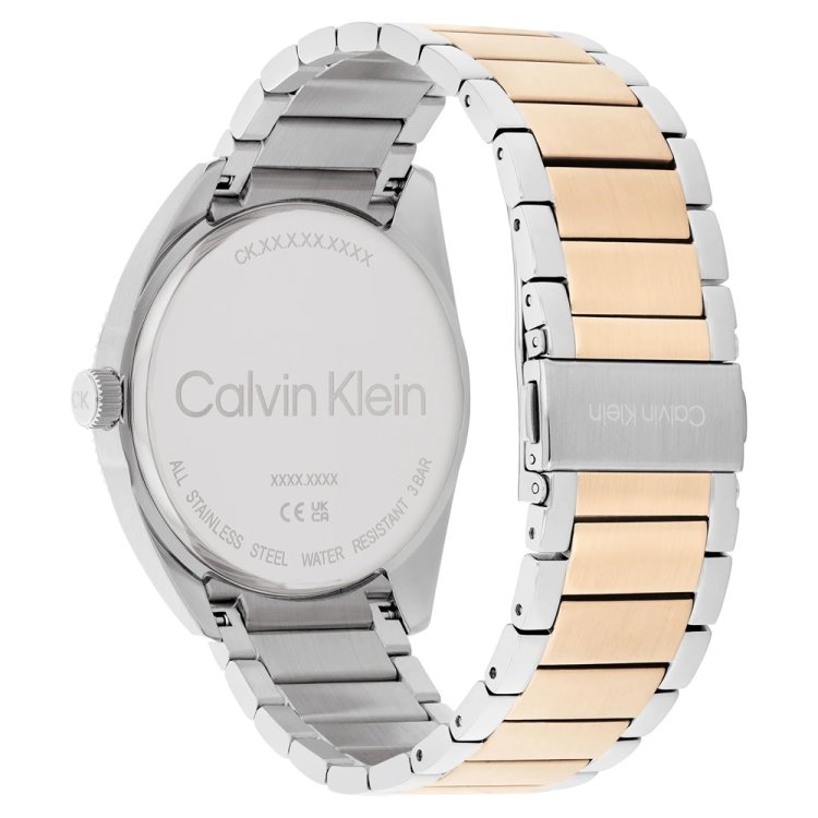 CALVIN KLEIN PROGRESS Two Tone Stainless Steel Bracelet