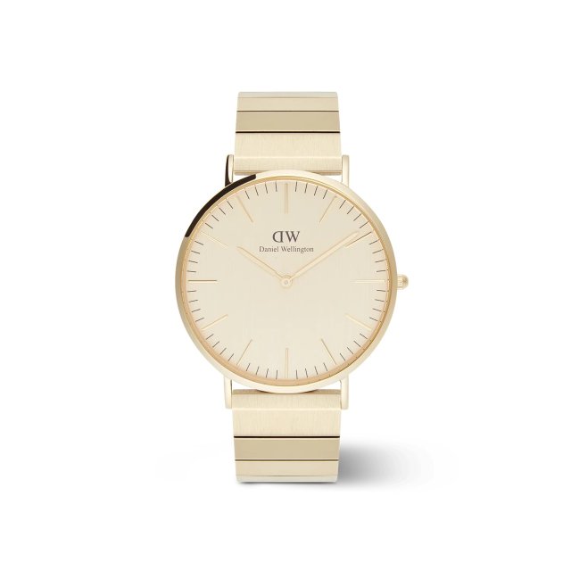DANIEL WELLINGTON Classic Piano Link Gold Unitone Stainless Steel Bracelet