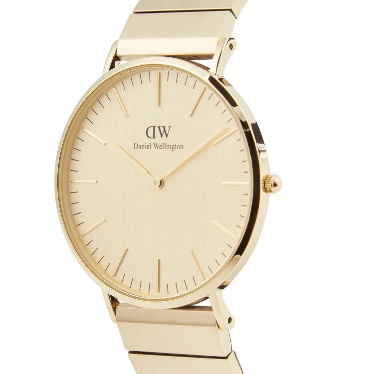 DANIEL WELLINGTON Classic Piano Link Gold Unitone Stainless Steel Bracelet