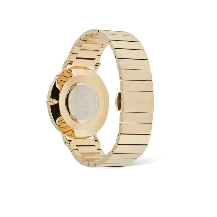 DANIEL WELLINGTON Classic Piano Link Gold Unitone Stainless Steel Bracelet