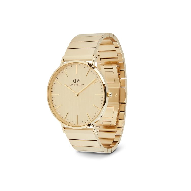 DANIEL WELLINGTON Classic Piano Link Gold Unitone Stainless Steel Bracelet