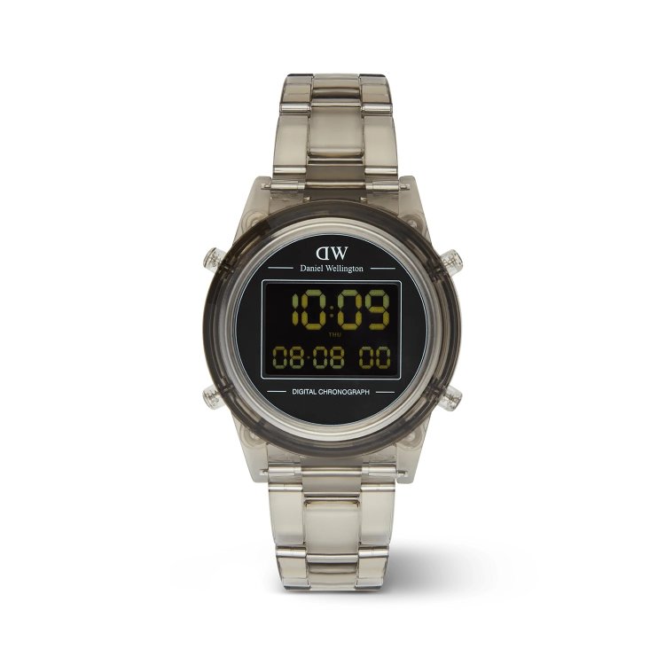 DANIEL WELLINGTON Retro Light Grey Bio-based Plastic Strap 