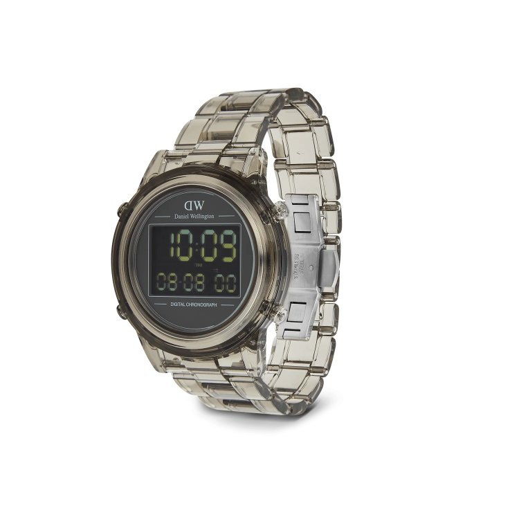 DANIEL WELLINGTON Retro Light Grey Bio-based Plastic Strap 