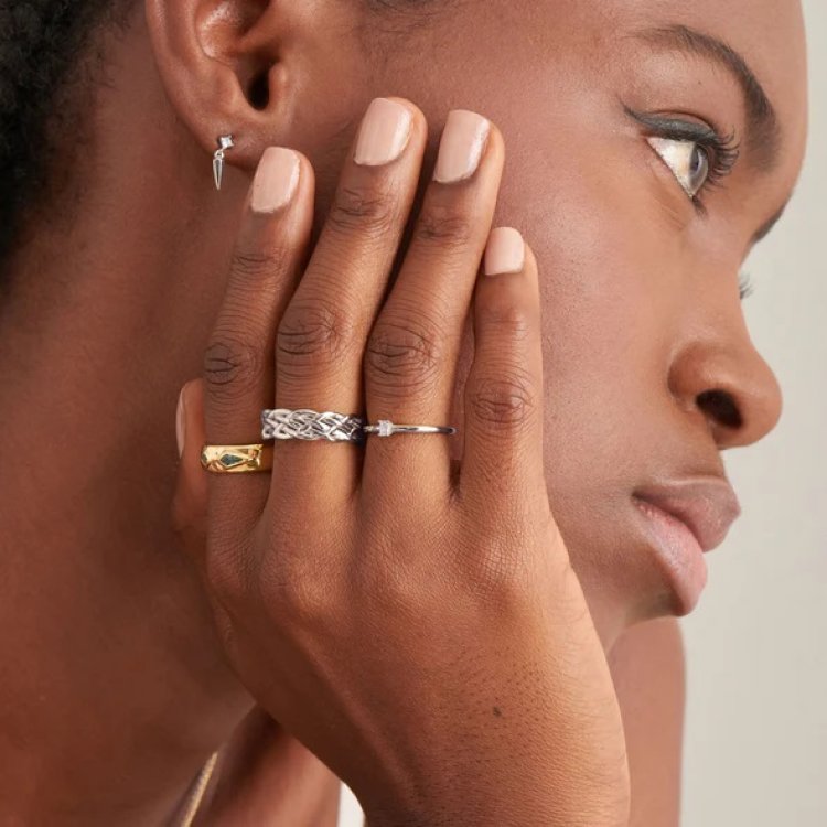 ANIA HAIE Silver Glam Adjustable Ring