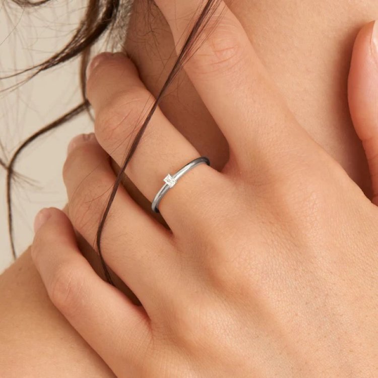 ANIA HAIE Silver Glam Adjustable Ring