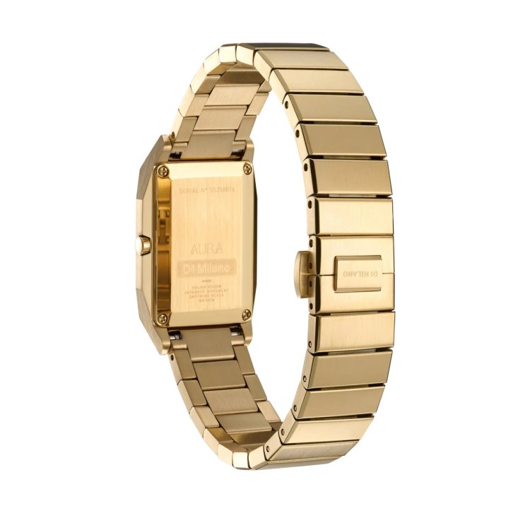 D1 MILANO AURA 23MM STUDIO 73 Gold Stainless Steel Bracelet