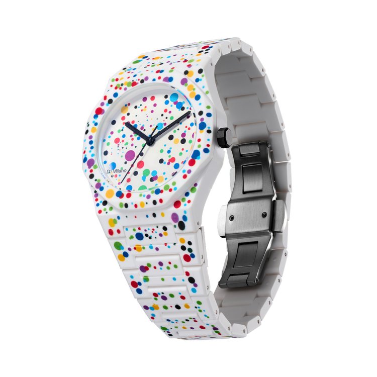 D1 MILANO POLYCARBON DOTS 37MM Polycarbon Bracelet