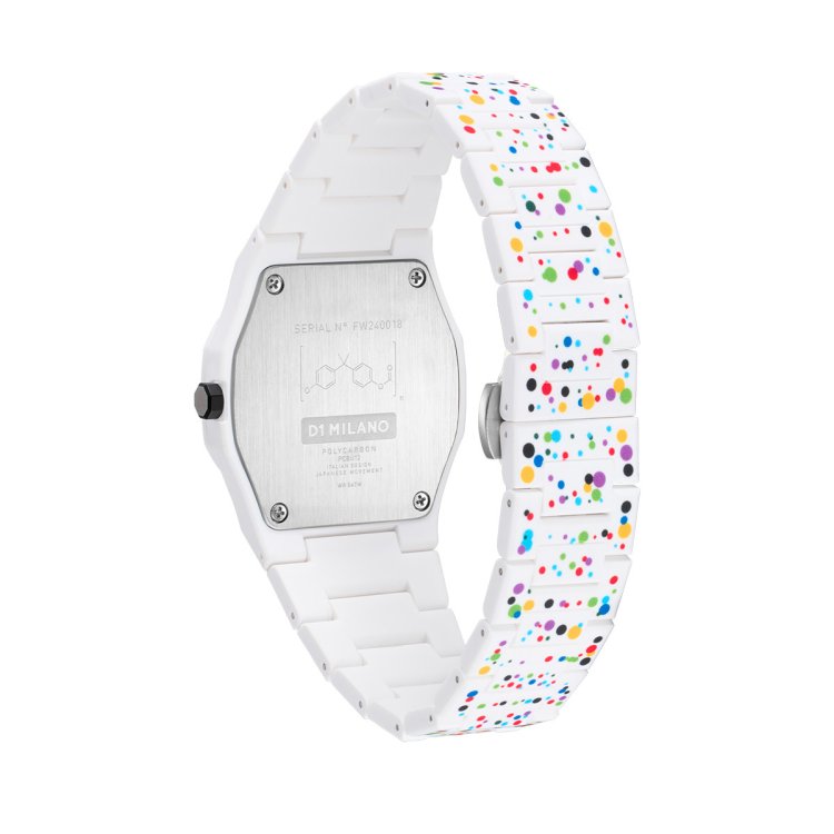 D1 MILANO POLYCARBON DOTS 37MM Polycarbon Bracelet