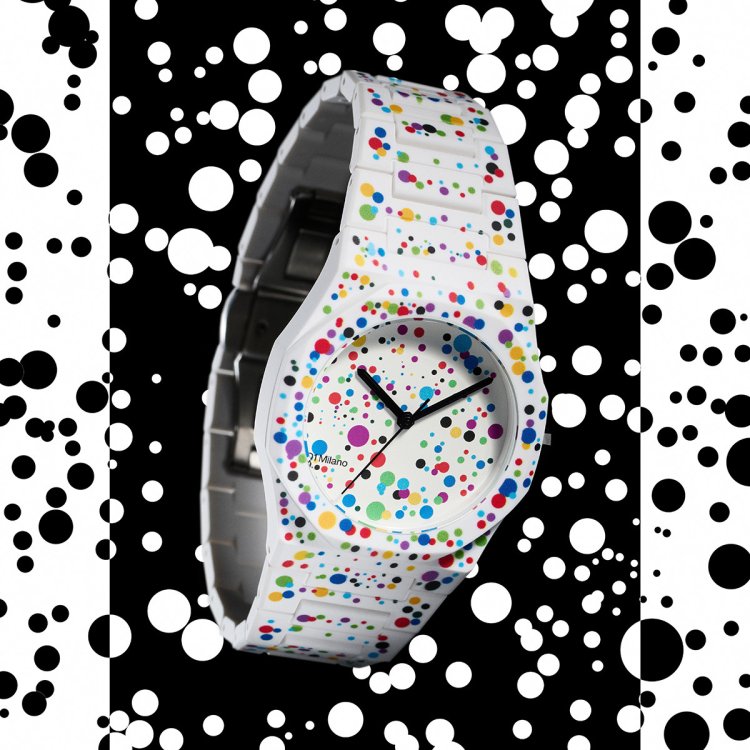 D1 MILANO POLYCARBON DOTS 37MM Polycarbon Bracelet