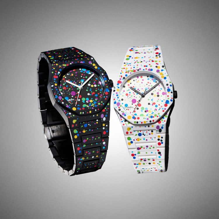 D1 MILANO POLYCARBON DOTS 37MM Polycarbon Bracelet