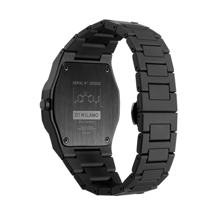 D1 MILANO POLYCARBON SHADOW Polycarbon Bracelet