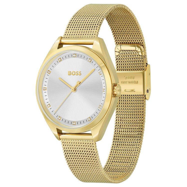 BOSS Saya Gold Stainless Steel Bracelet