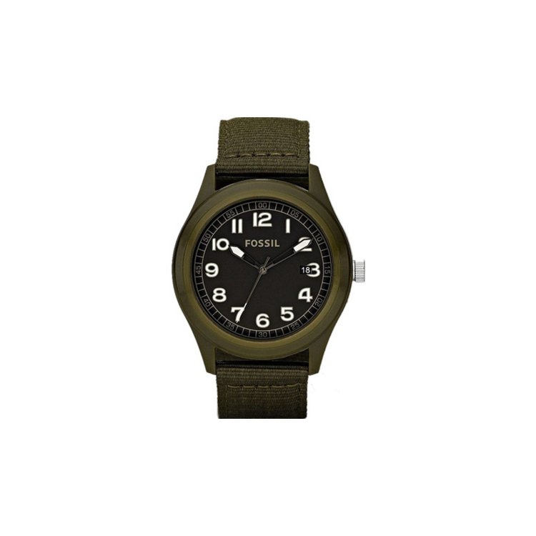 FOSSIL OLIVE Olive Fabric Strap