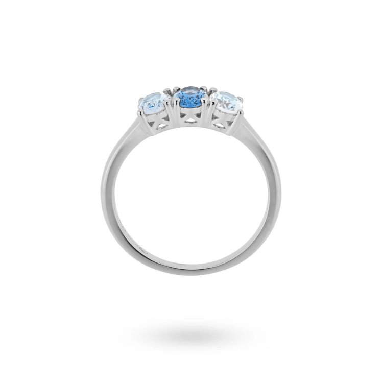 24KAE Ring with Colored Stones