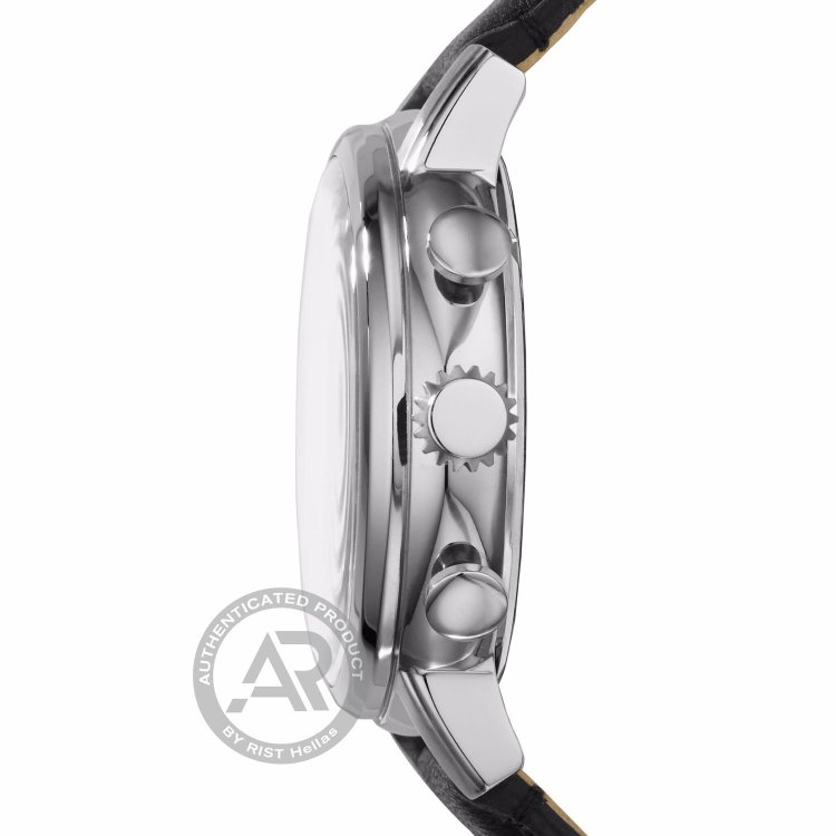 FOSSIL Buchanan Chrono Black Leather Strap