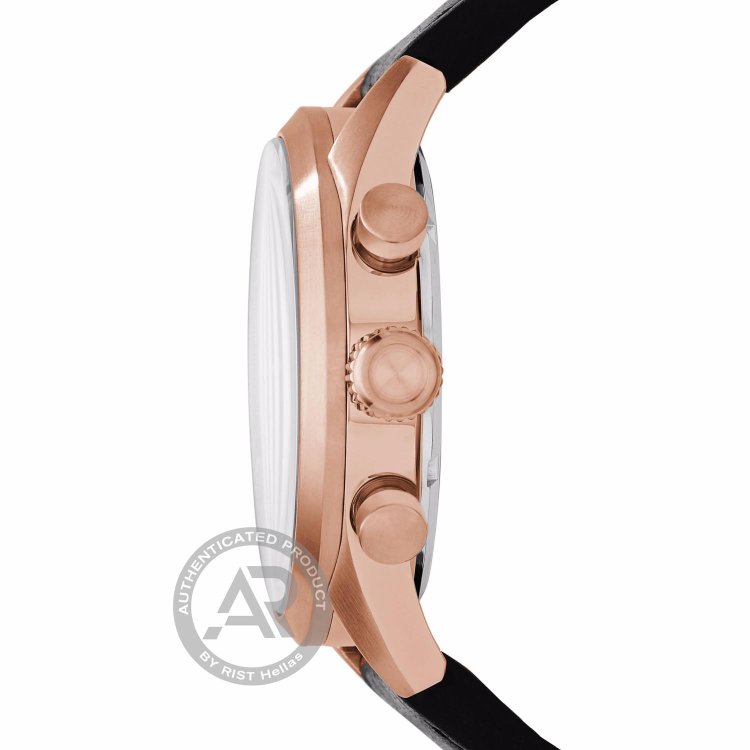 FOSSIL Delrey Chrono Black Leather Strap