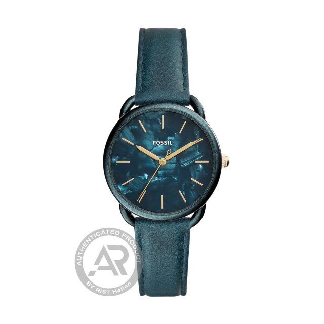 FOSSIL Tailor Teal Green Leather Strap