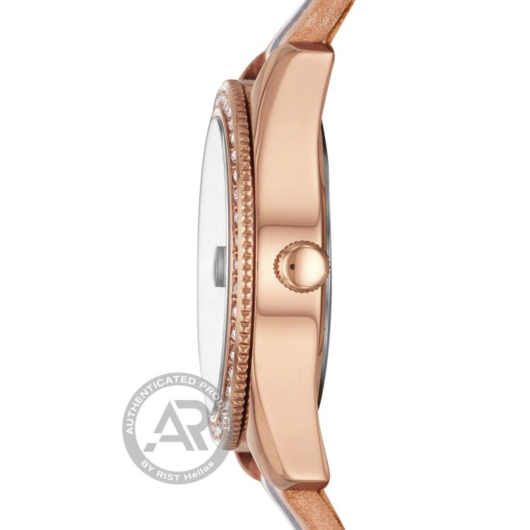 FOSSIL Scarlette Rose Gold Multicolor Leather Strap