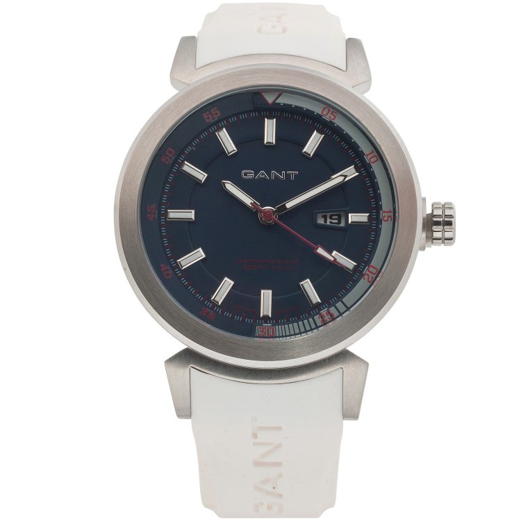 GANT Bradley White Rubber Strap