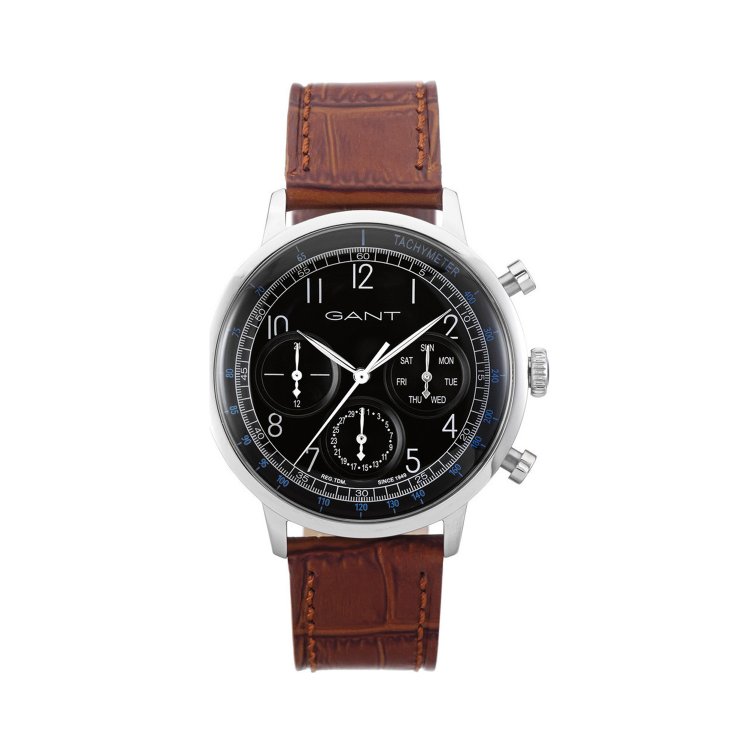 Gant Calverton Multifunction Brown Leather Strap