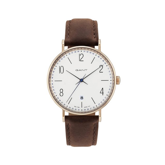 GANT Detroit Brown Leather Strap