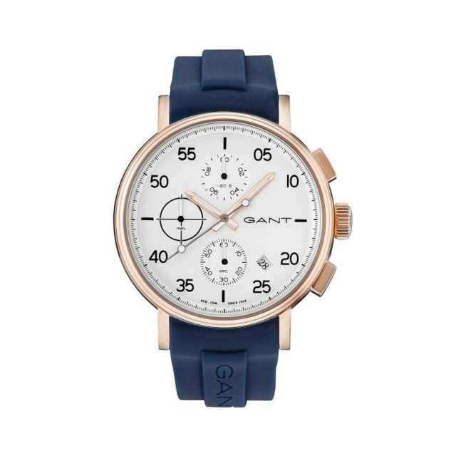 Gant Wantage Chrono Blue Rubber Strap