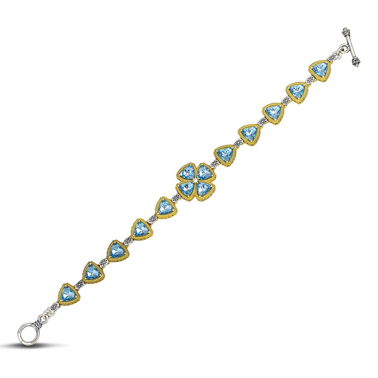 DIMITRIOS EXCLUSIVE PASSATEMPO Silver 925 Bracelet with Swarovski Crystals