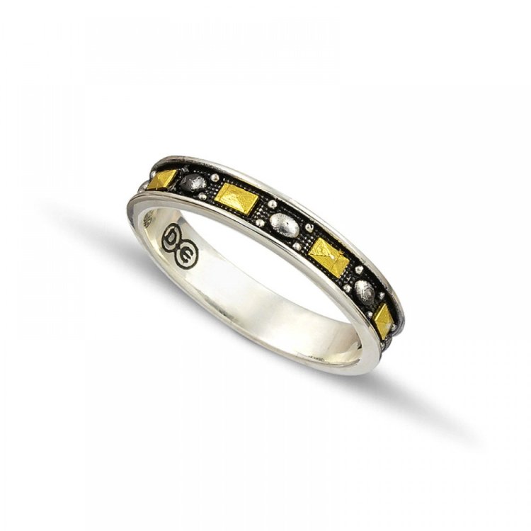 DIMITRIOS EXCLUSIVE Silver 925 Two Tone Ring