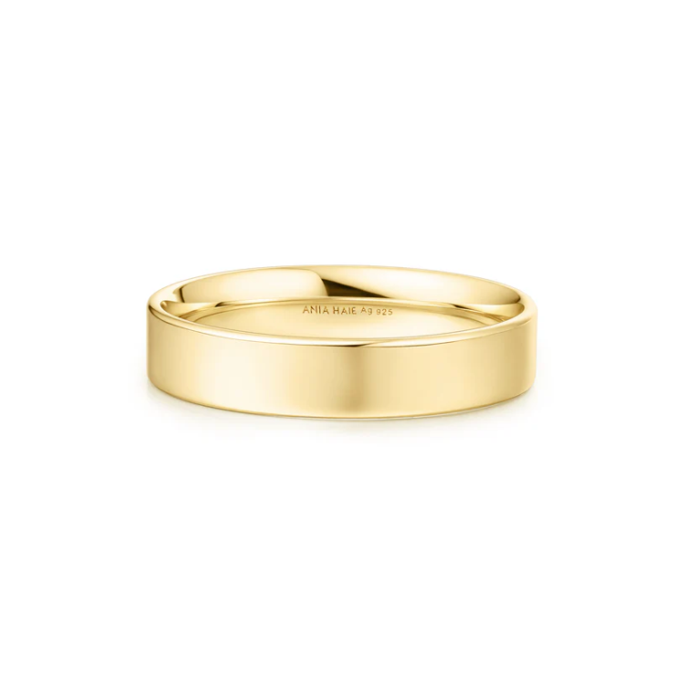 ANIA HAIE Gold 4mm Smooth Band