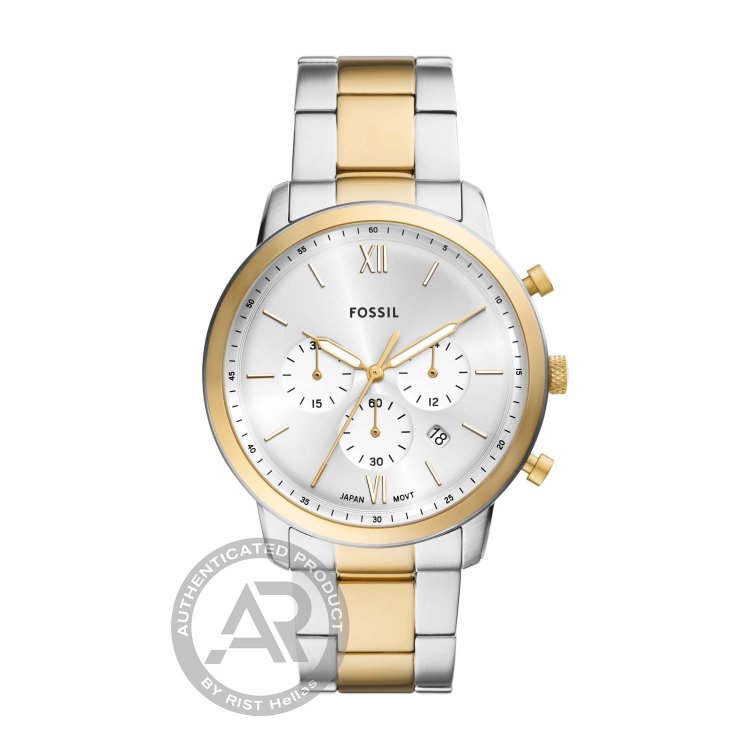 FOSSIL Neutra Chronograph Two Tone Stainless Steel Bracelet