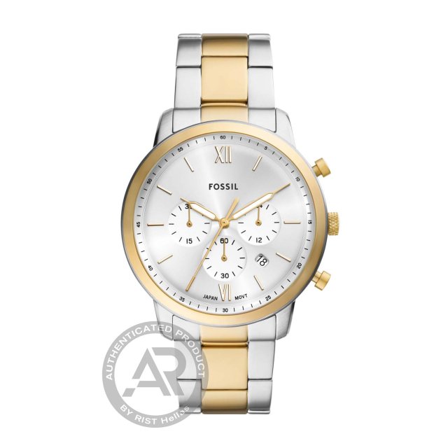 FOSSIL Neutra Chronograph Two Tone Stainless Steel Bracelet