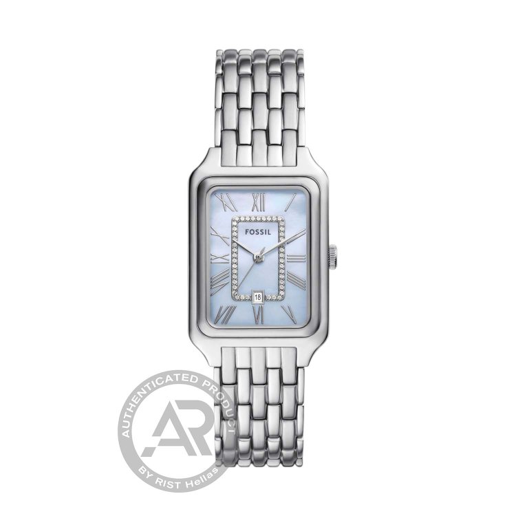 FOSSIL Raquel Three Hand Date Stainless Steel Bracelet