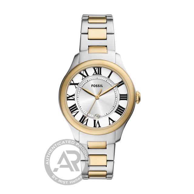 FOSSIL Gilmore Three Hand Date Τwo Tone Stainless Steel Bracelet