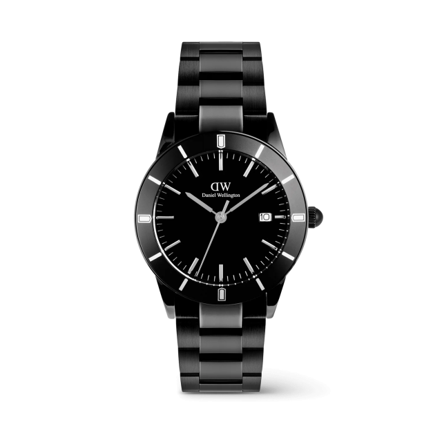 DANIEL WELLINGTON Iconic Paradigma Link Black Stainless Steel Bracelet