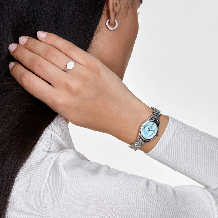 DANIEL WELLINGTON Ophelia Mini Ice Blue Silver Stainless Steel Bracelet