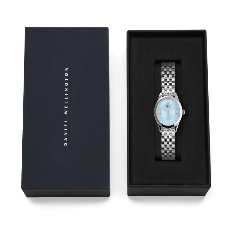 DANIEL WELLINGTON Ophelia Mini Ice Blue Silver Stainless Steel Bracelet